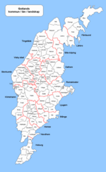 Gotlands kommuner/socknar