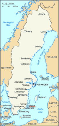 Öland i Sverige