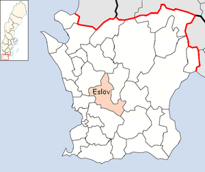 Eslövs kommun i Skåne