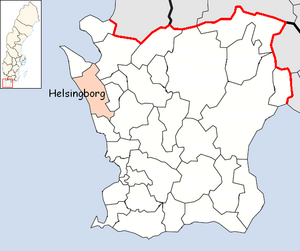 Helsingborgs kommun i Skåne