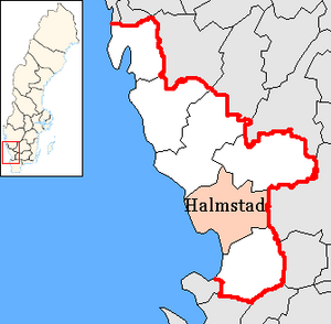 Halmstads kommun i Hallands län