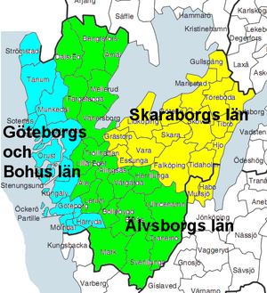 Länsindelningen före länssammanslagningen