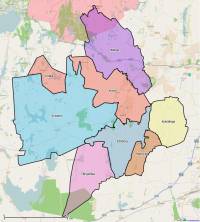 Distrikt i Lekebergs kommun