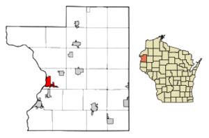 S:t Croix city i Polk county i USA