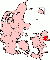Köpenhamns amt i Danmark