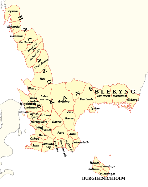 Skånelands härader