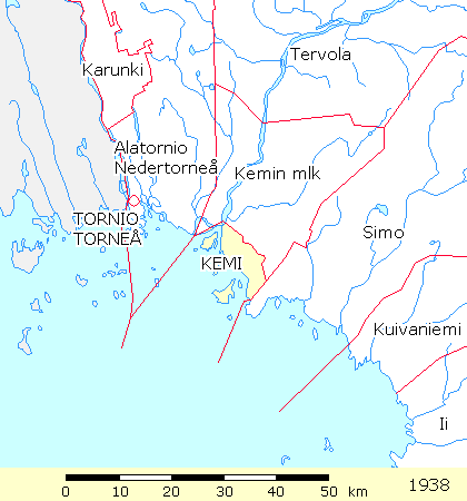 grannar till Kemi stad