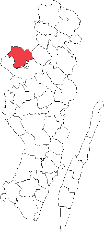 Södra Vi landskommun i Kalmar län 1952