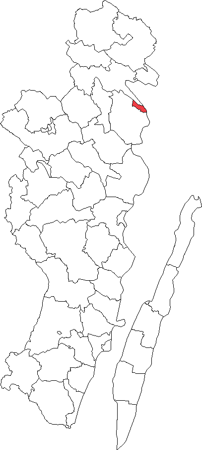 Västervik stad i Kalmar län 1952