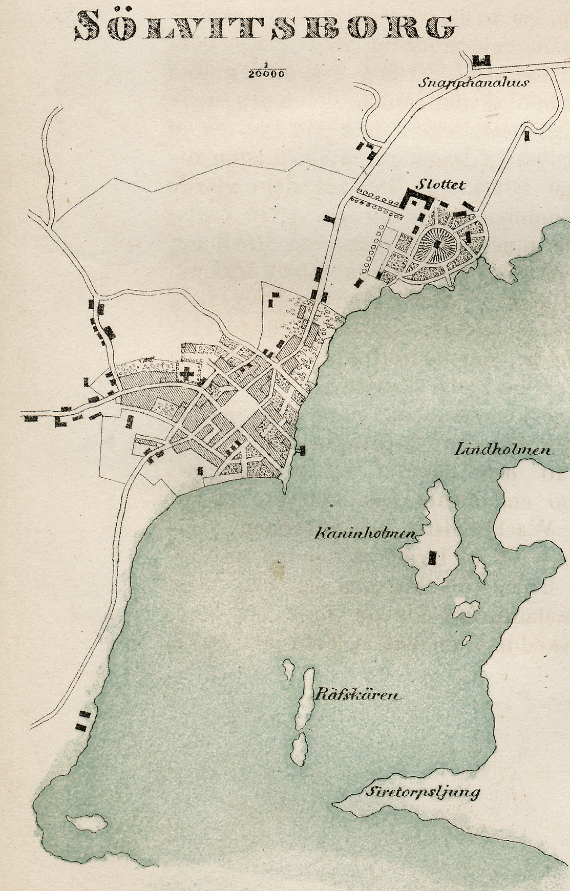 Sölvesborg stad 1850