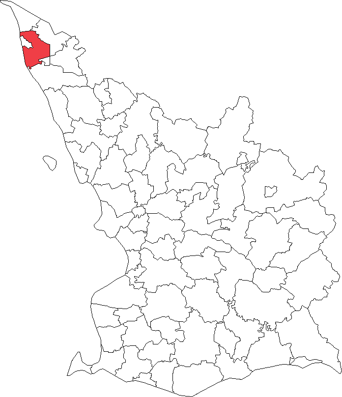 Väsby landskommun i Malmöhus län 1952