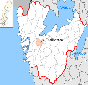 Trollhättans kommun i Västra Götalands län Trollhättans kommun i Västra Götalands län