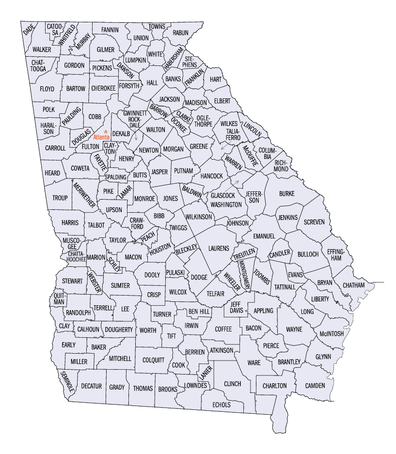 Georgias countyn