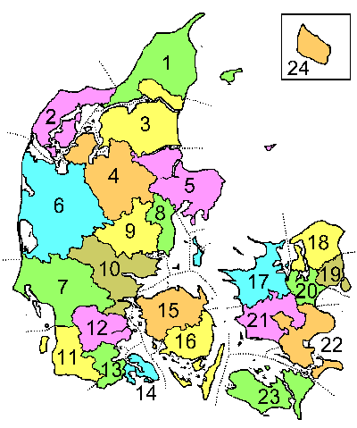 Danmarks amt 1793-1970