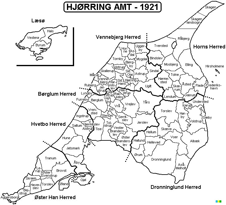 Hjörring amt -1921