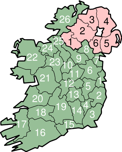 Irlands distrikt