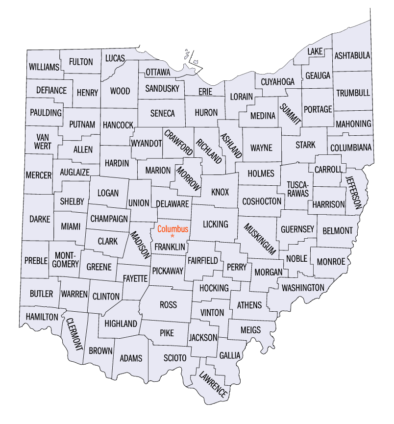 Ohios countyn