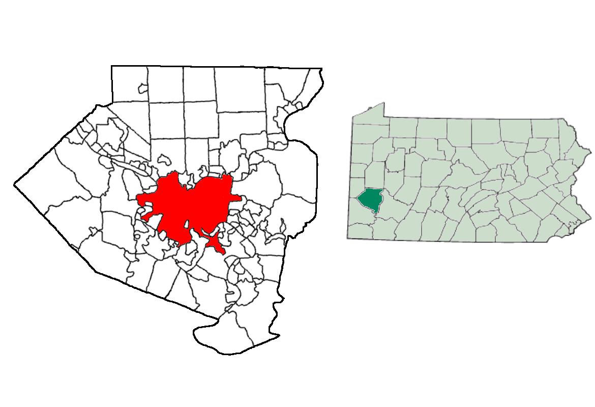 Pittsburg city i Allegheny county i Pennsylvania
