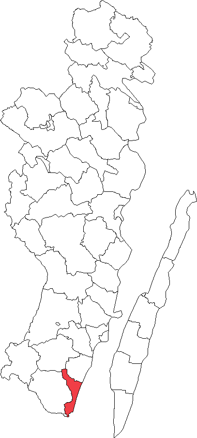Söderåkra landskommun i Kalmar län 1952