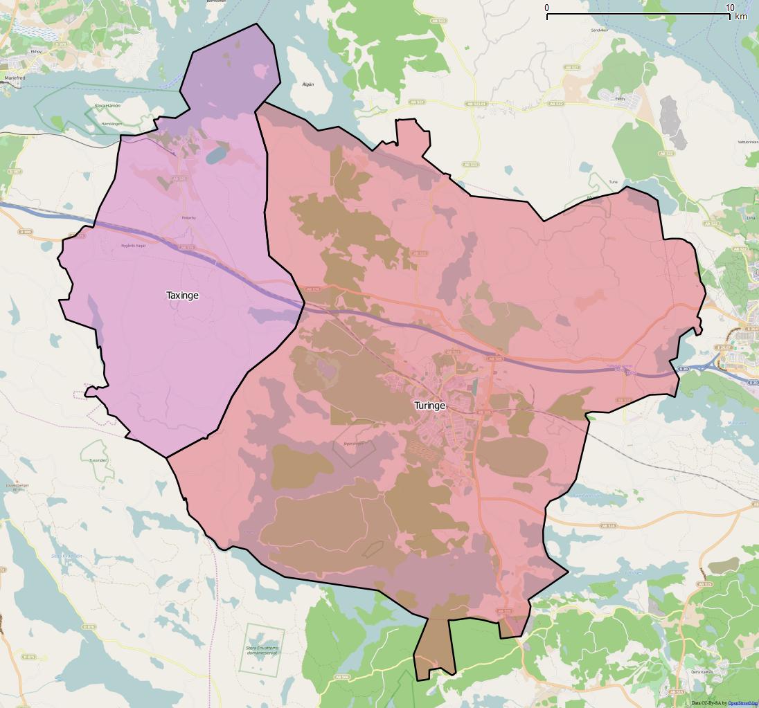 Distrikt i Nykvarns kommun