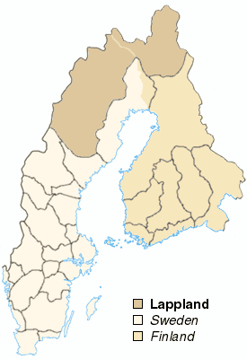 Historiska Lappland i Finland och Sverige