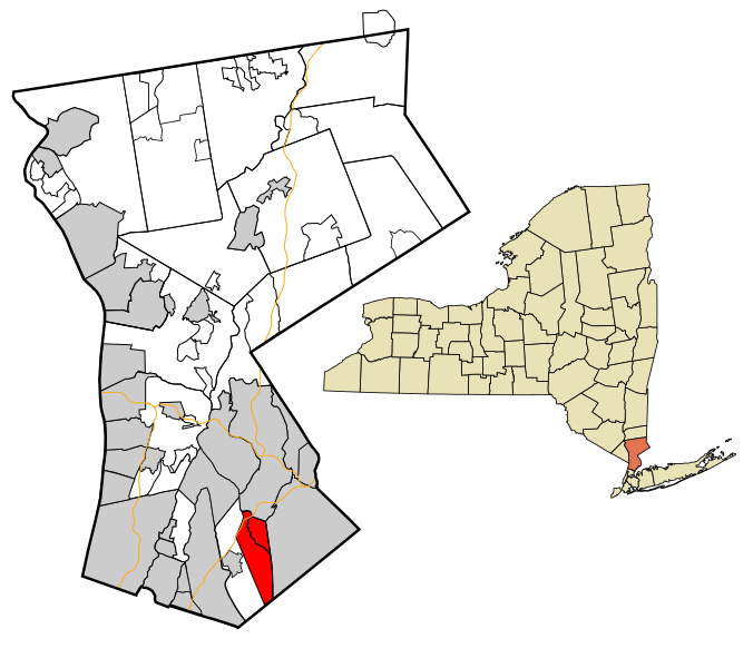 Mamaroneck village i Westchester county i New York state