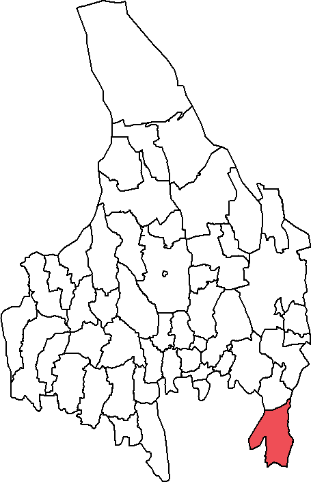 Visnums landskommun i Värmland 1952