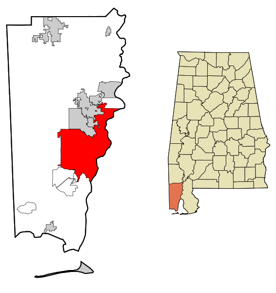 Mobile city i Mobile county i Alabama