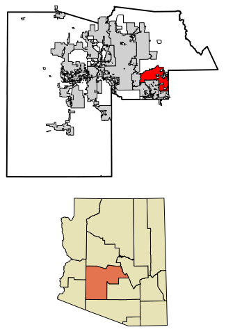 Meza city i Maricopa county