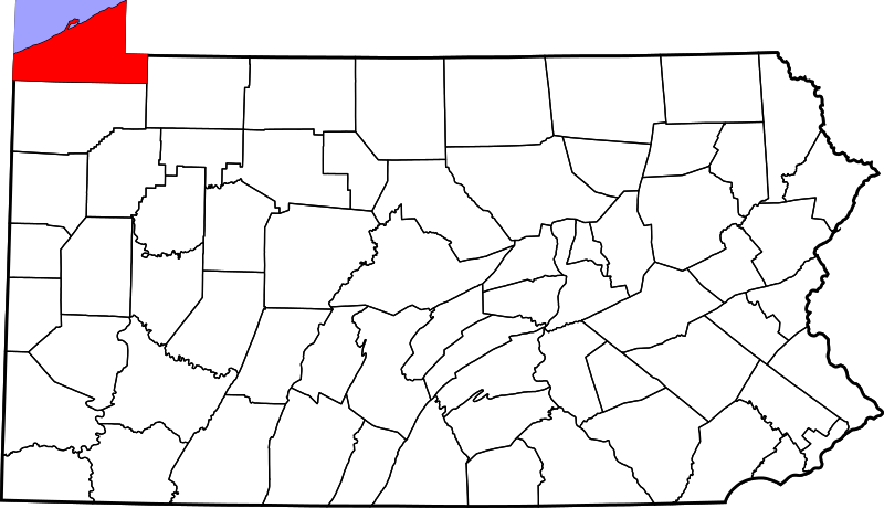 Erie county in Pensylvania
