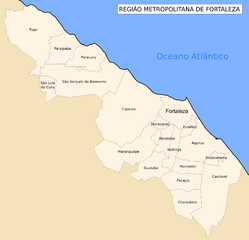kommuner i Fortaleza storstadsområde