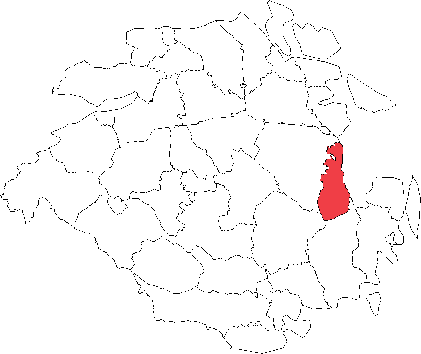 Gnesta landskommun i Södermanlands län 1952
