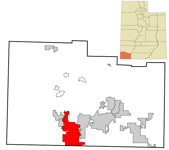 Saint Geore city i Washingom county i Utah