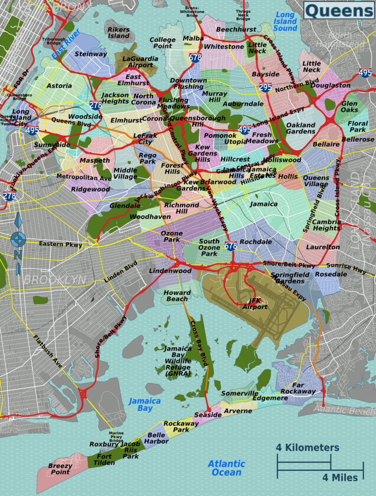 Stadsdelar i Queens