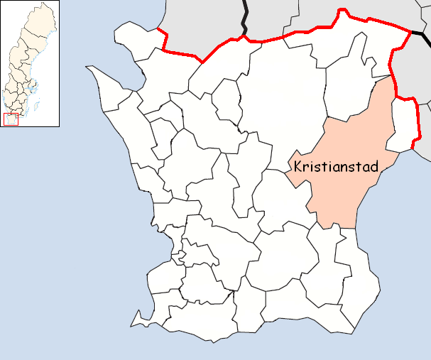 Kristianstads kommun i Skåne