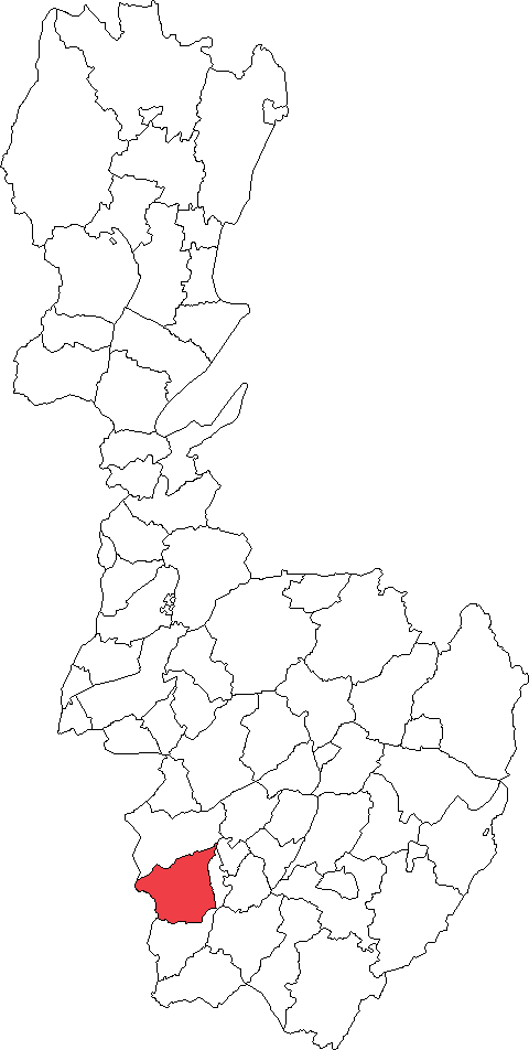 Västra Marks landskommun i Älvsborgs län 1952