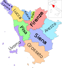 Provinser i Toscana