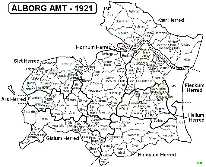 Ålborg amt 1921