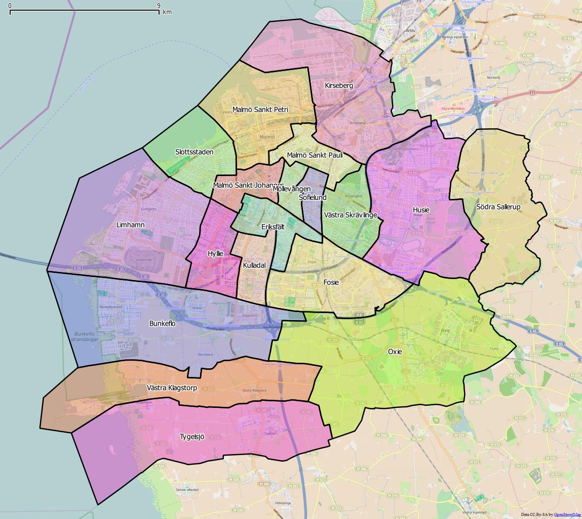 Malmös distrikt 2016