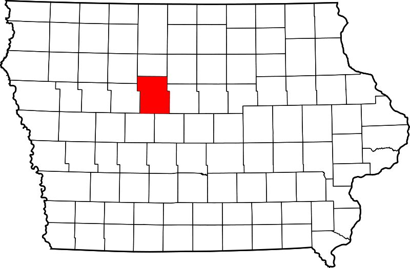 Webster county i Iowa