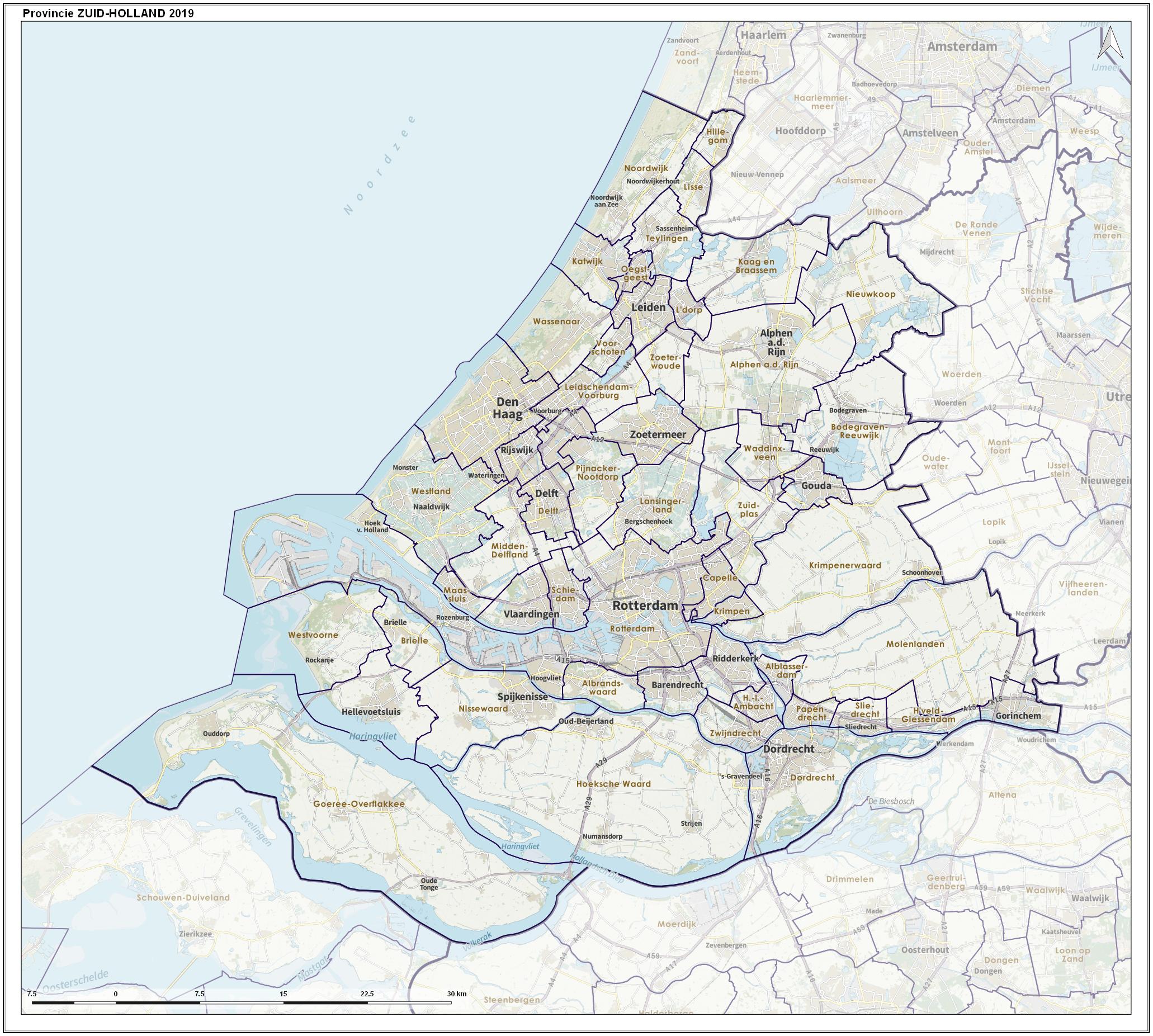 kommuner i Sydholland