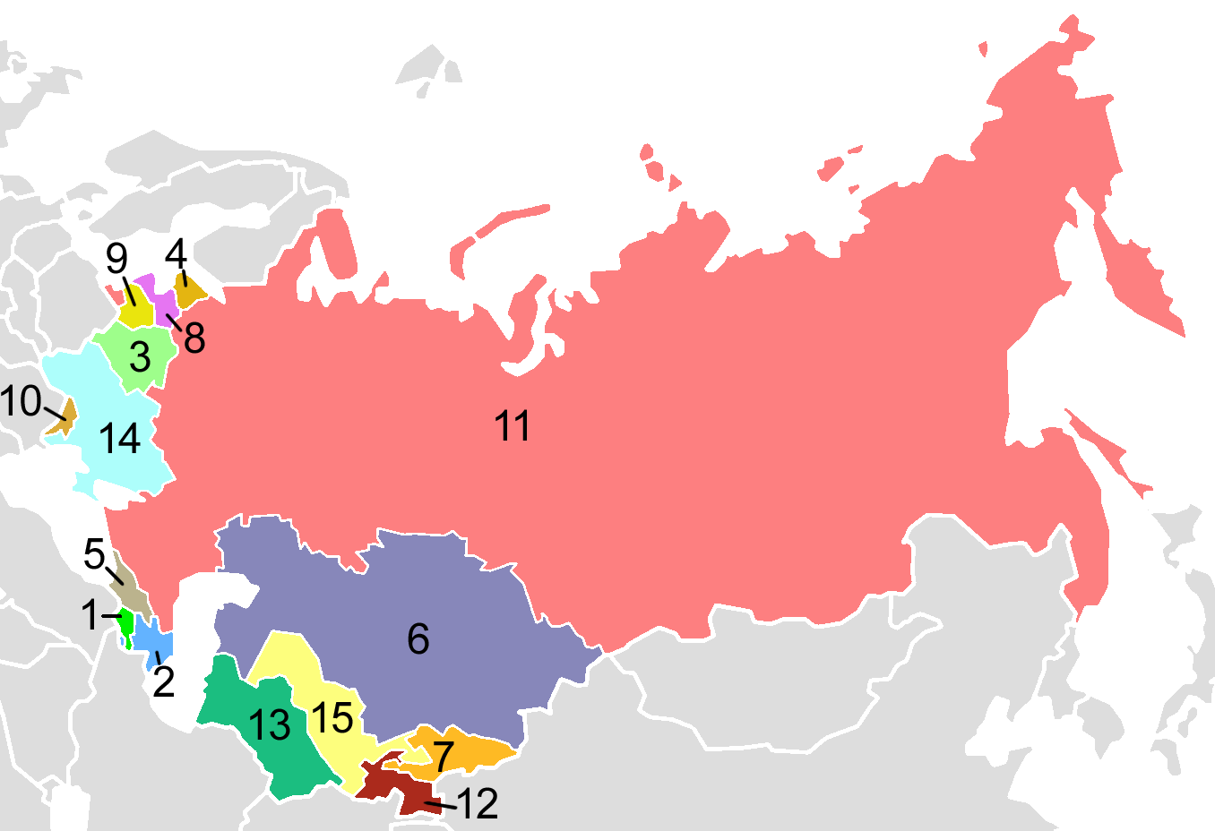 Republics of the USSR