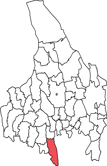 Värmlandsnäs landskommun i Värmlands län 1952