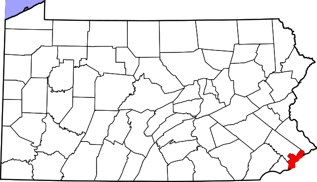Philadelpia county i Pennsylvania