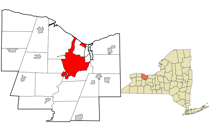 Rochester city i Monroe conty i New York state
