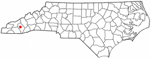 Cullowhee i Jackson county i Nort Carolina