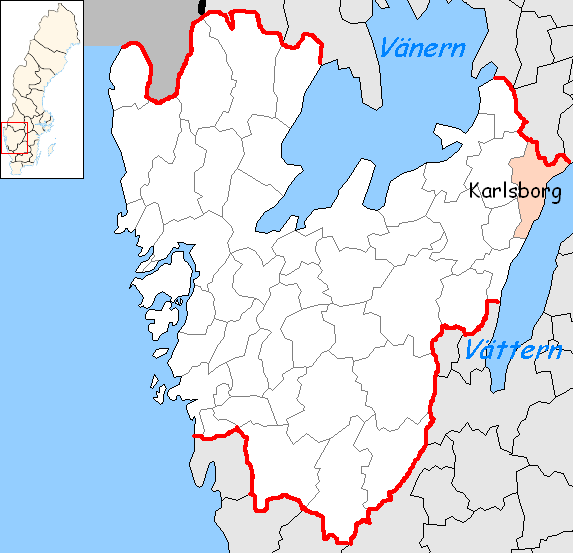 Karlsborgs kommun i Skaraborgs län