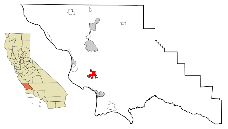 San Luis Obispo city i San Luis Obispo county i Kalifornien