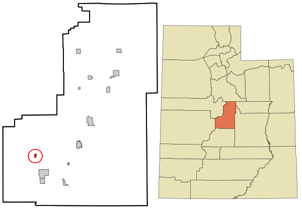 Fayette town i Sanpet county