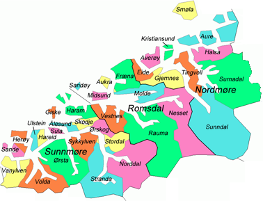 Möre, Romsdals kommuner